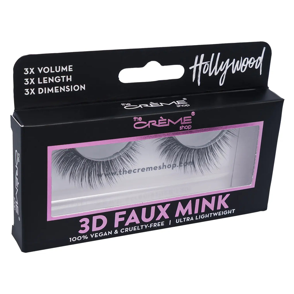 The Crème Shop 3D Faux Mink Lashes, Hollywood — vista 2 del producto