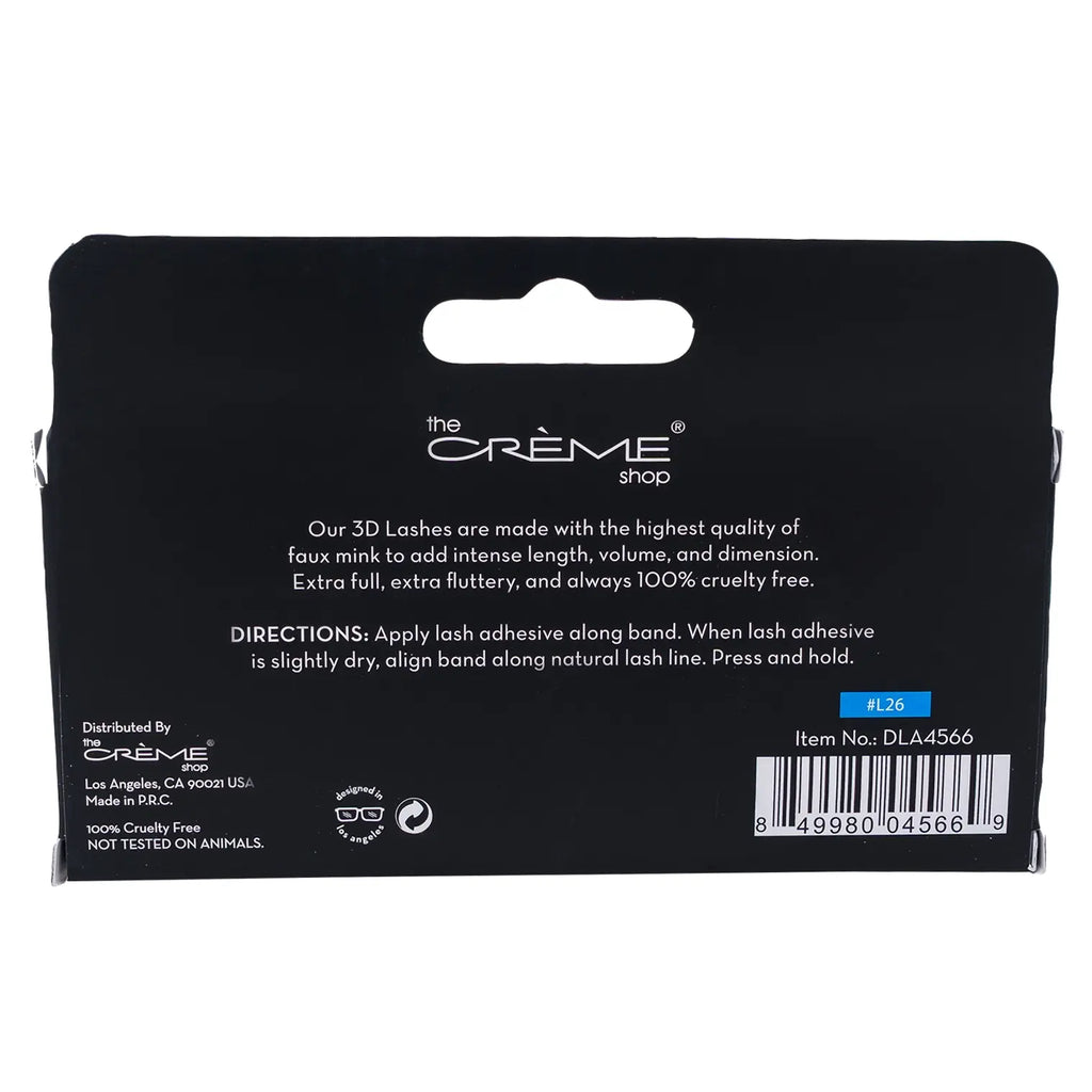 The Crème Shop 3D Faux Mink Lashes, Hollywood — imagen principal del producto