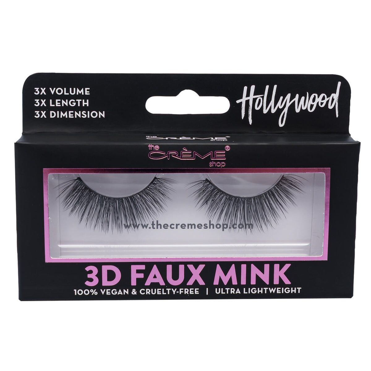 The Crème Shop 3D Faux Mink Lashes, Hollywood — imagen principal del producto