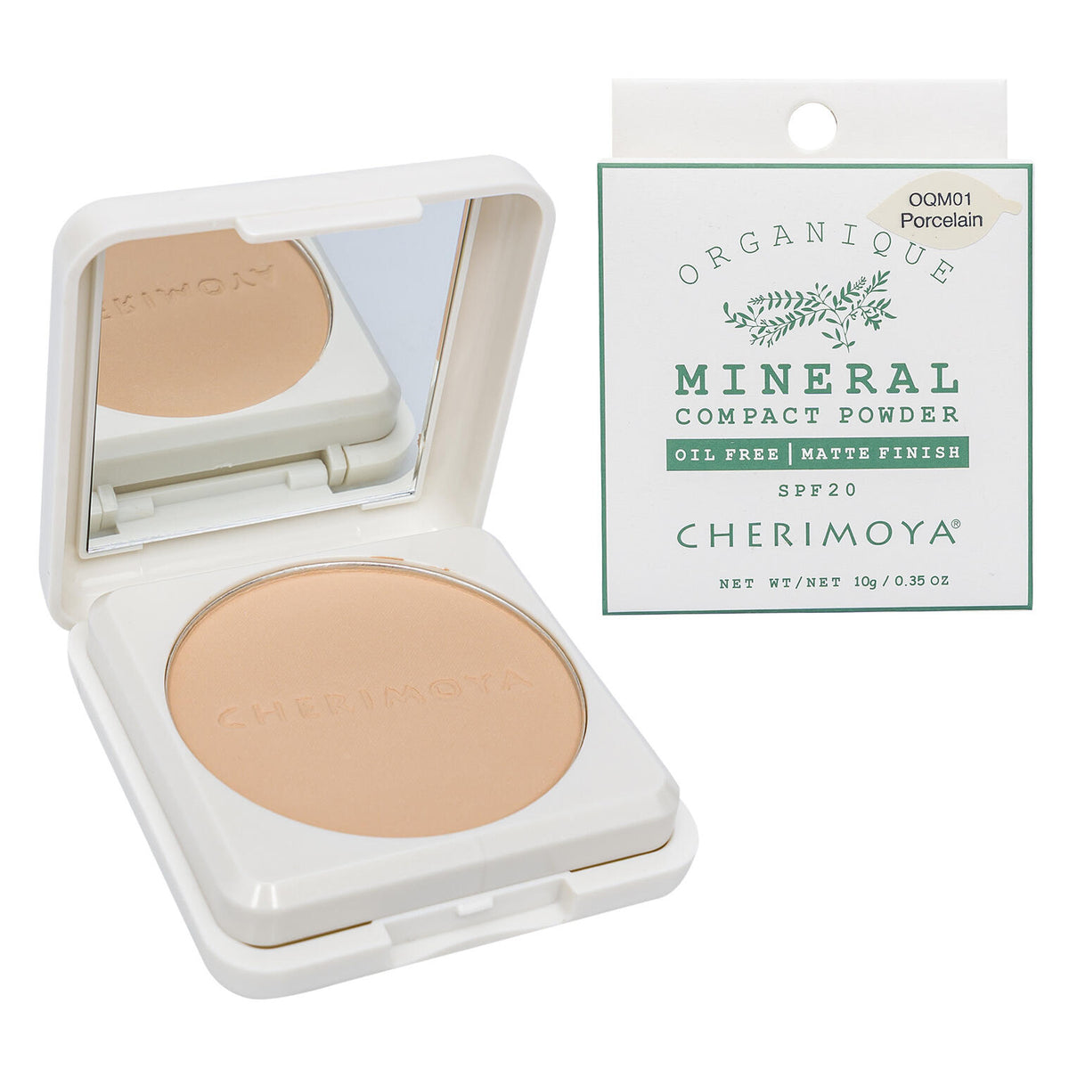 Max Makeup Cherimoya Mineral Compact Powder SPF 20 - Porcelain — imagen principal del producto