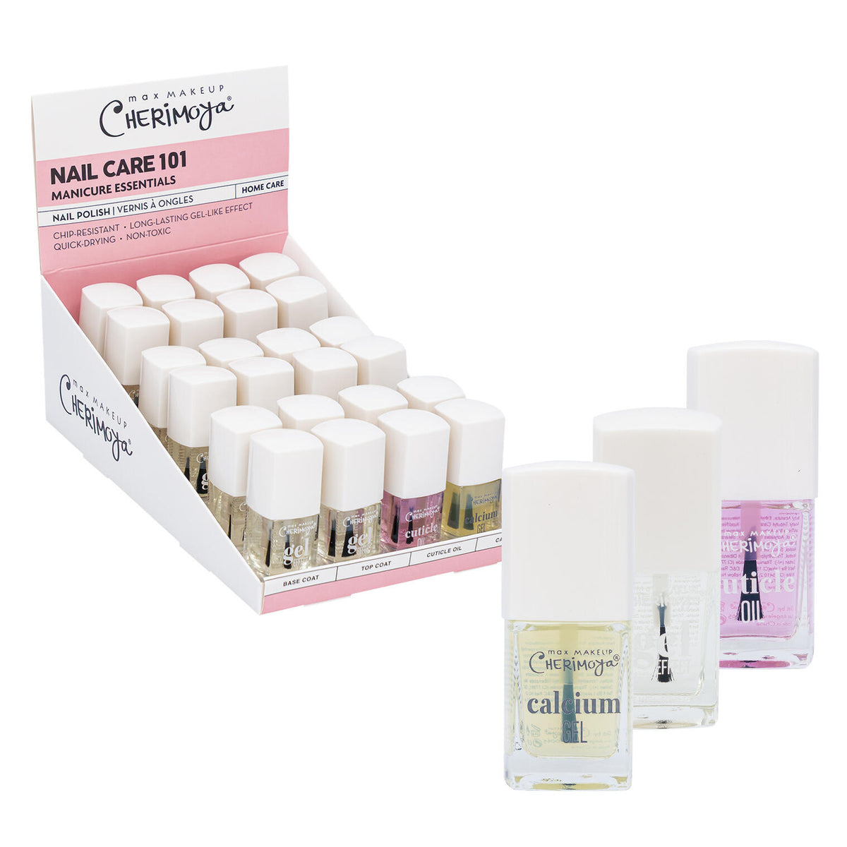 Max Makeup Cherimoya Nail Care 101 Manicure Essentials Nail Polish 0.5oz - Assorted Colors — imagen principal del producto