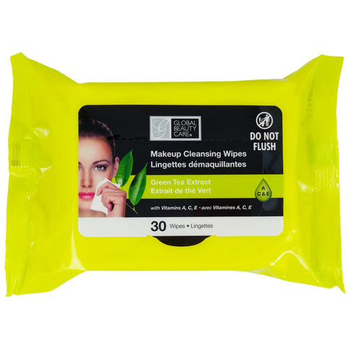 Facial Makeup Cleansing Wipes, with Vitamins, 30 Wipes, Green Tea Extract — vista 2 del producto