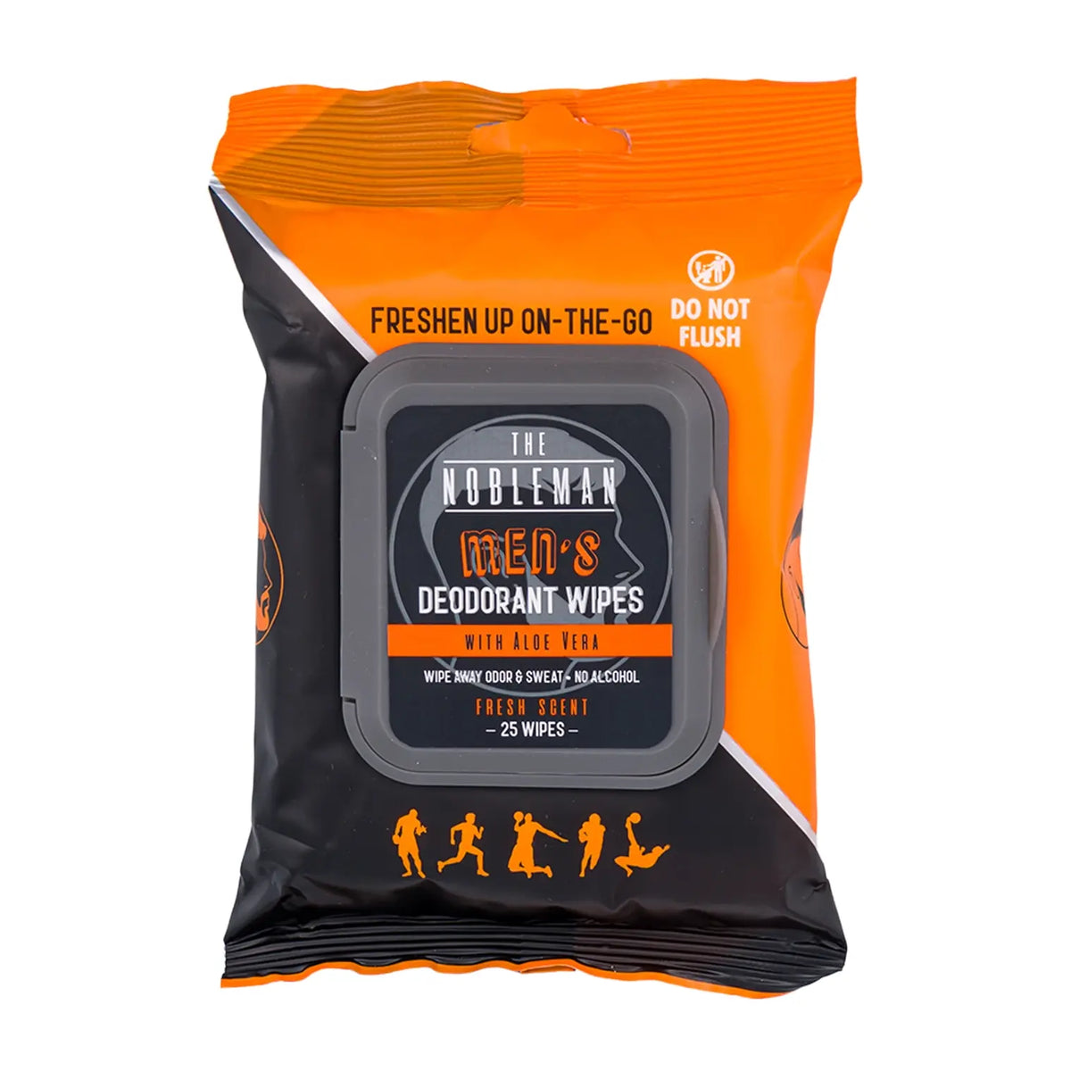 The Nobleman Men's Deodorant Wipes, 25 Count — vista 2 del producto
