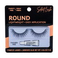 Select Lash round eyelashes package with one pair and adhesive glue