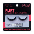 Back of adhesive glue tube included with Select Lash Flirt eyelashes