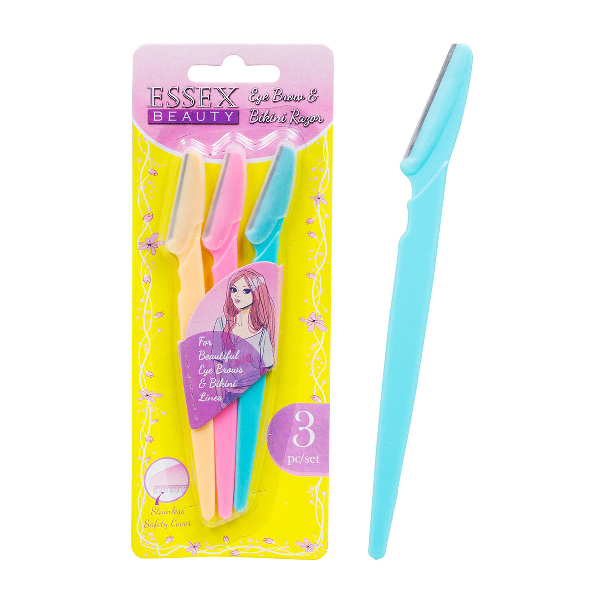 Eyebrow Razor, 3 Piece set — imagen principal del producto