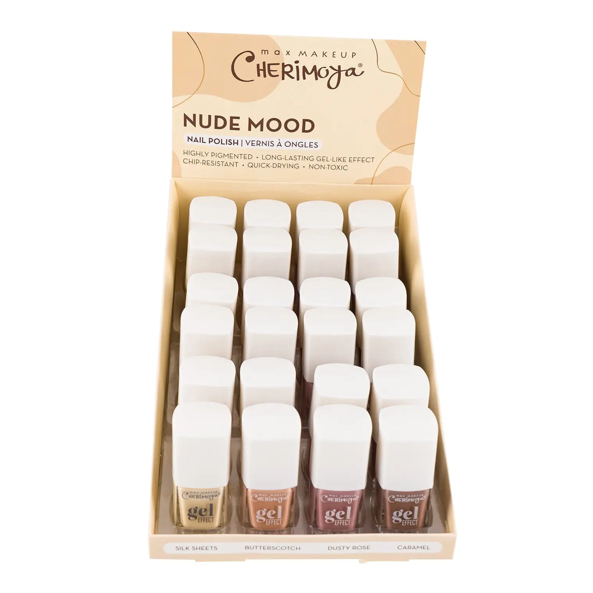 Max Makeup Cherimoya Nude Mood Nail Polish — vista 4 del producto