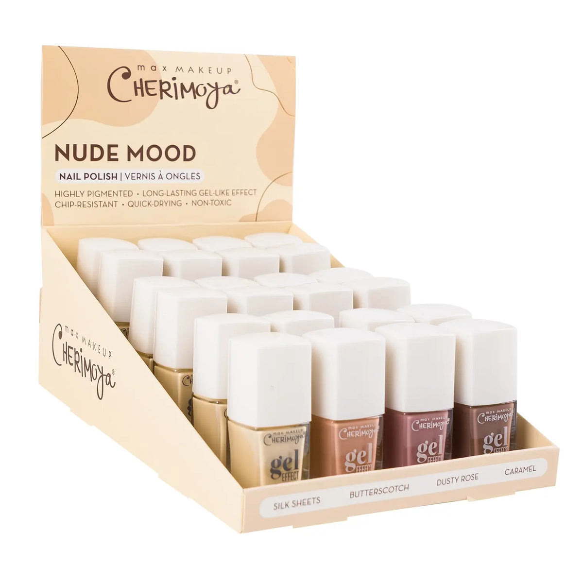 Max Makeup Cherimoya Nude Mood Nail Polish — vista 5 del producto