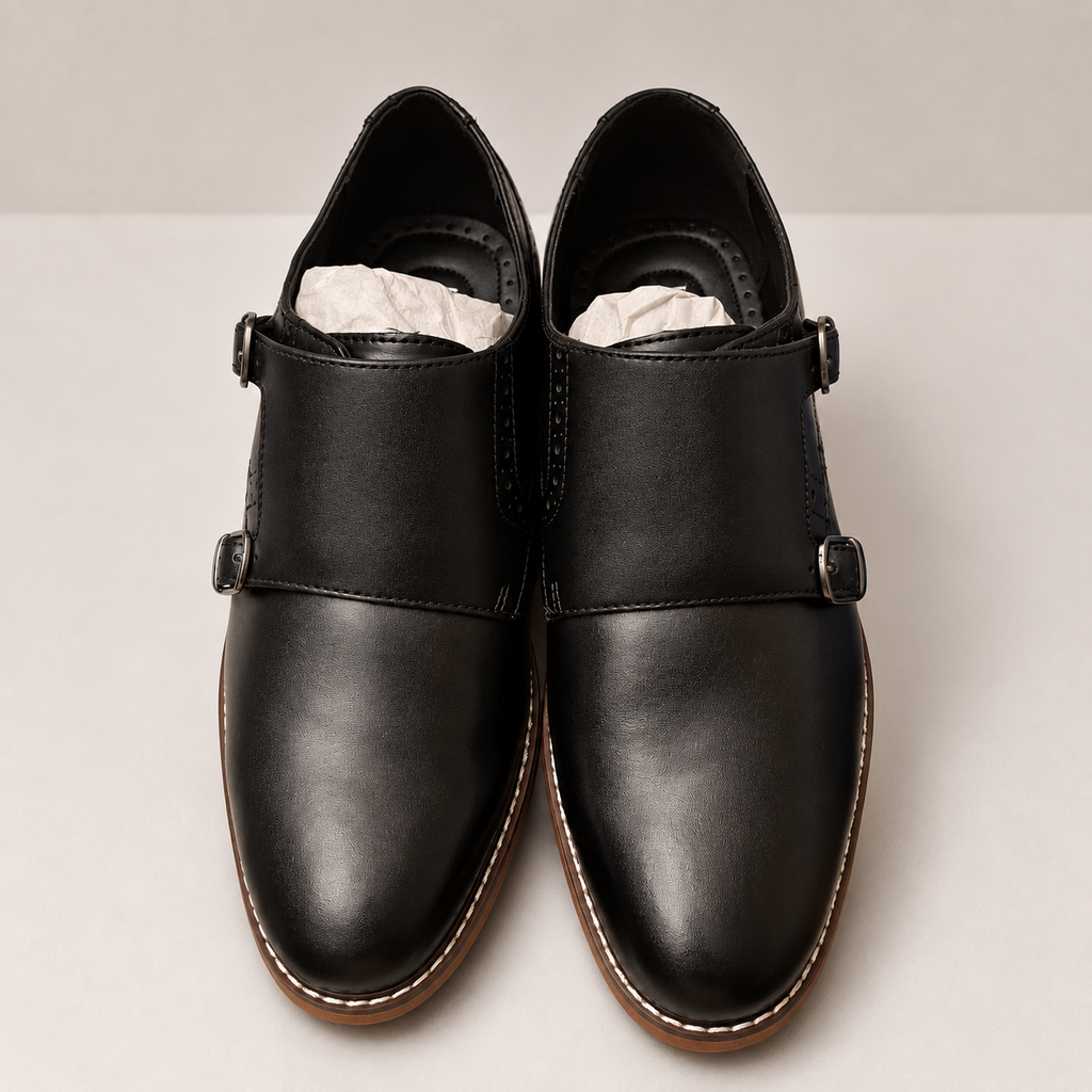 Bar III Men’s Jesse Dress Shoes – Black — vista 3 del producto