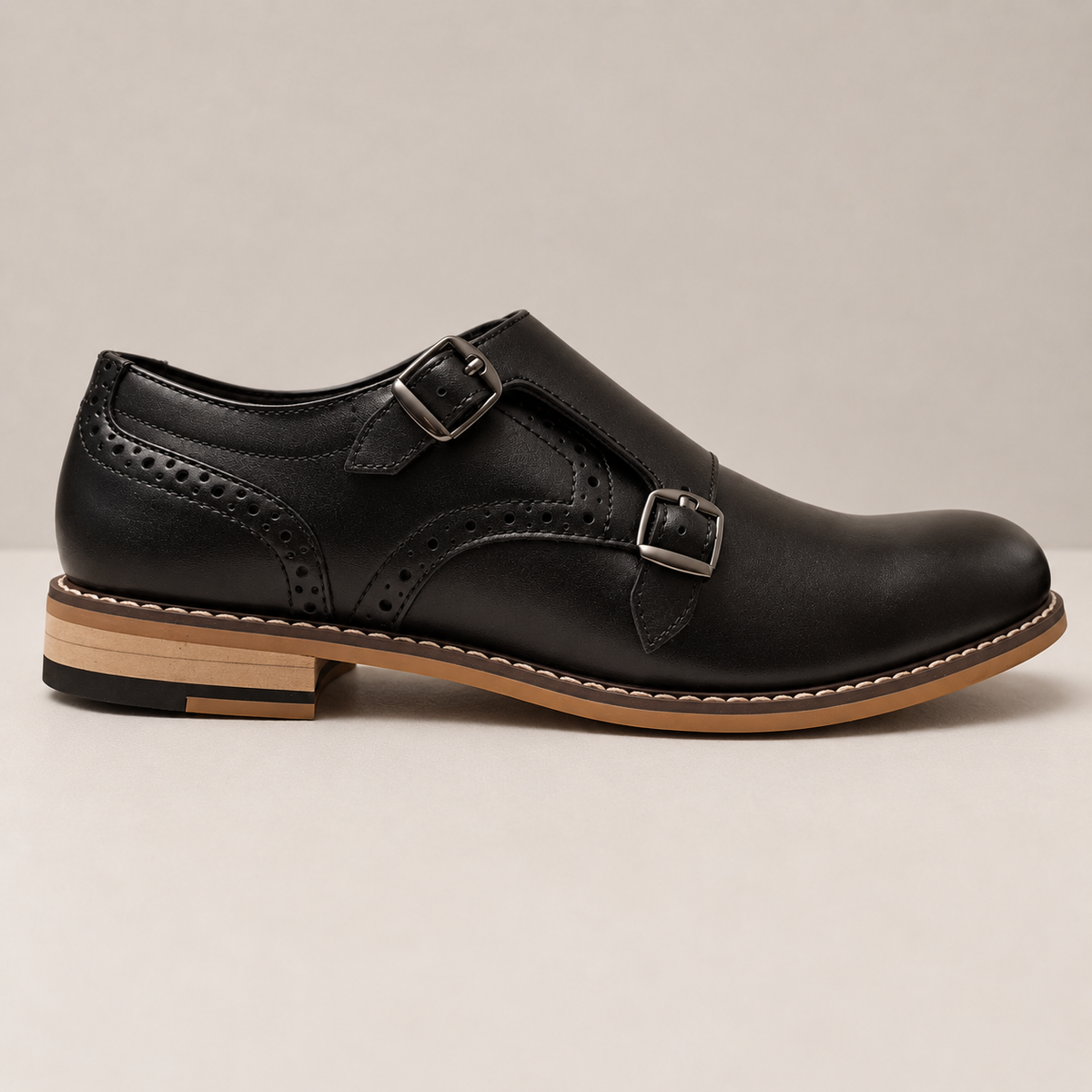 Bar III Men’s Jesse Dress Shoes – Black — vista 5 del producto