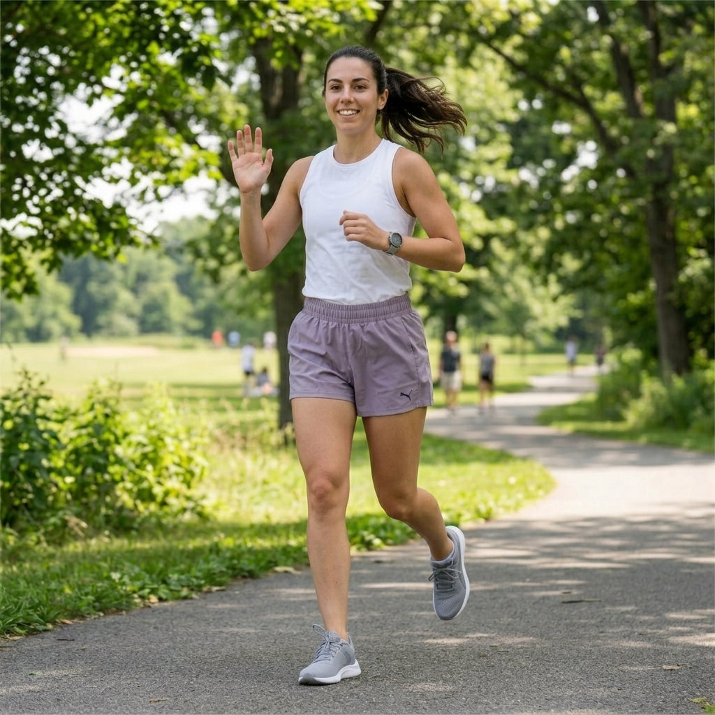 Puma women's woven shorts in sizes Small and Large, product image 6