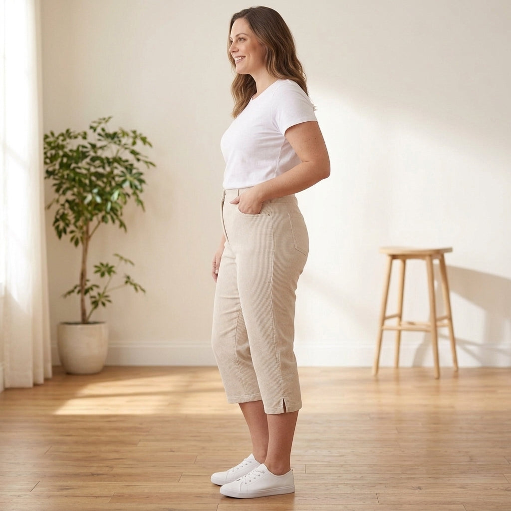 Gloria Vanderbilt Amanda High-Waisted Capri Pants | Women's Size 10