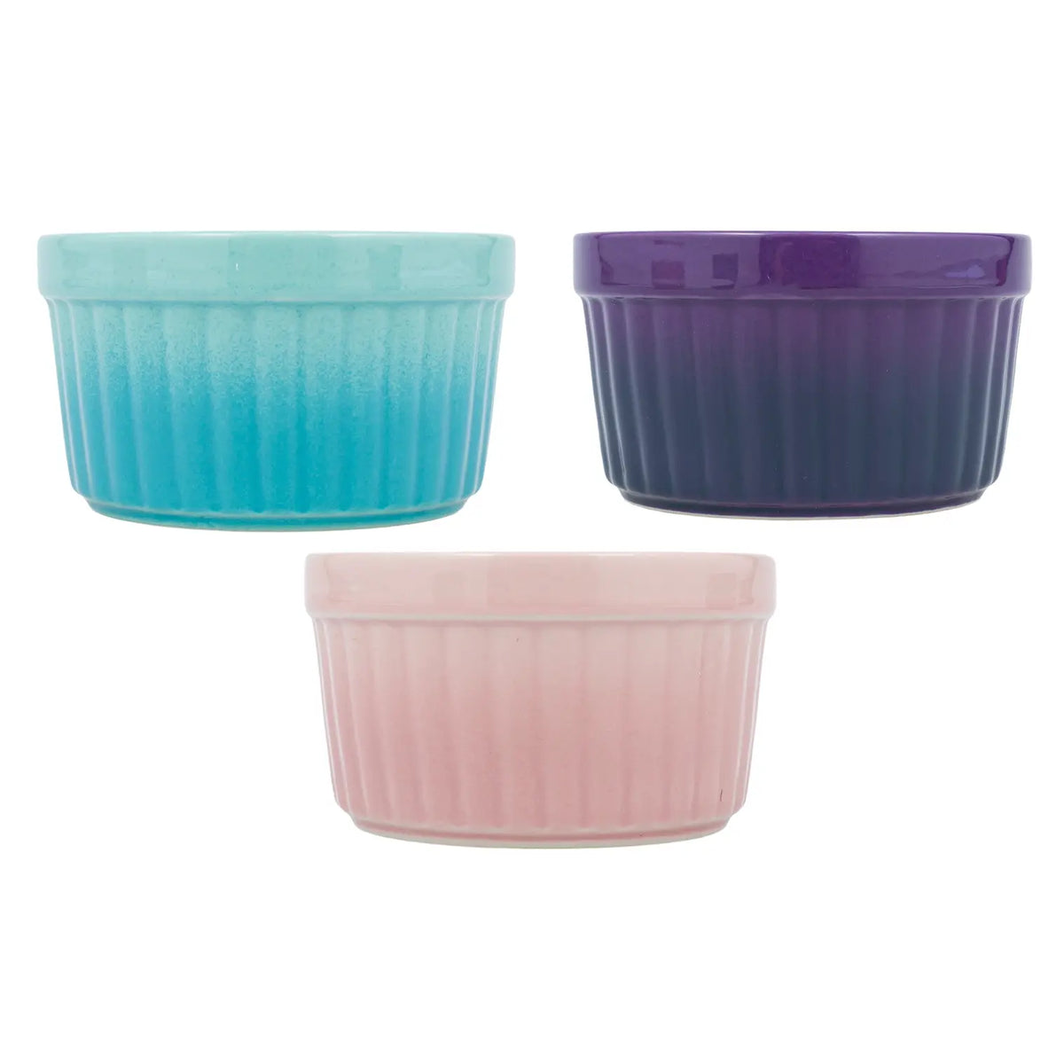 Set Crockpot de 6 ramekins de gres de 12 oz, colores surtidos, última vista