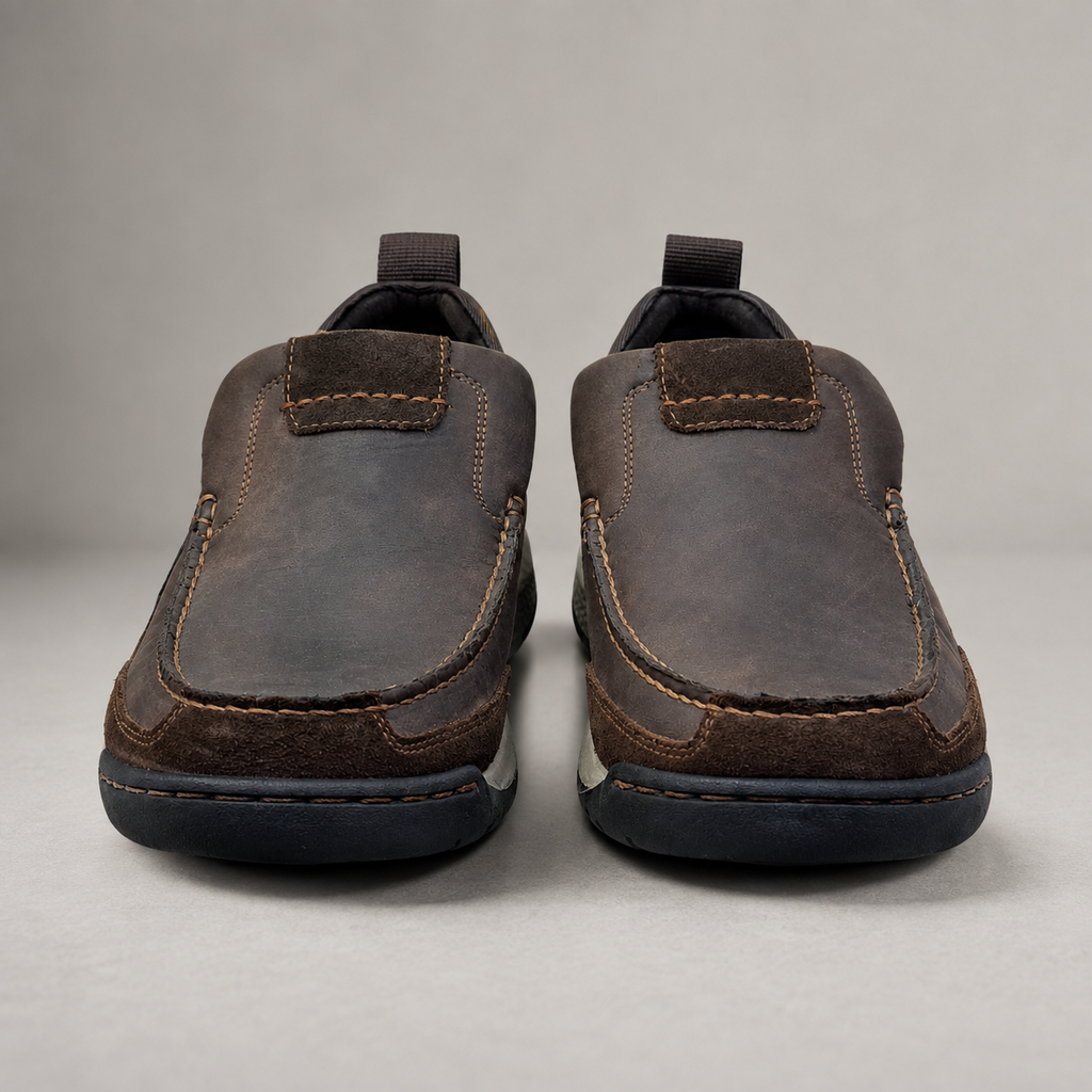 Dockers Men’s Albright Dark Brown Slip-On Shoes — vista 5 del producto