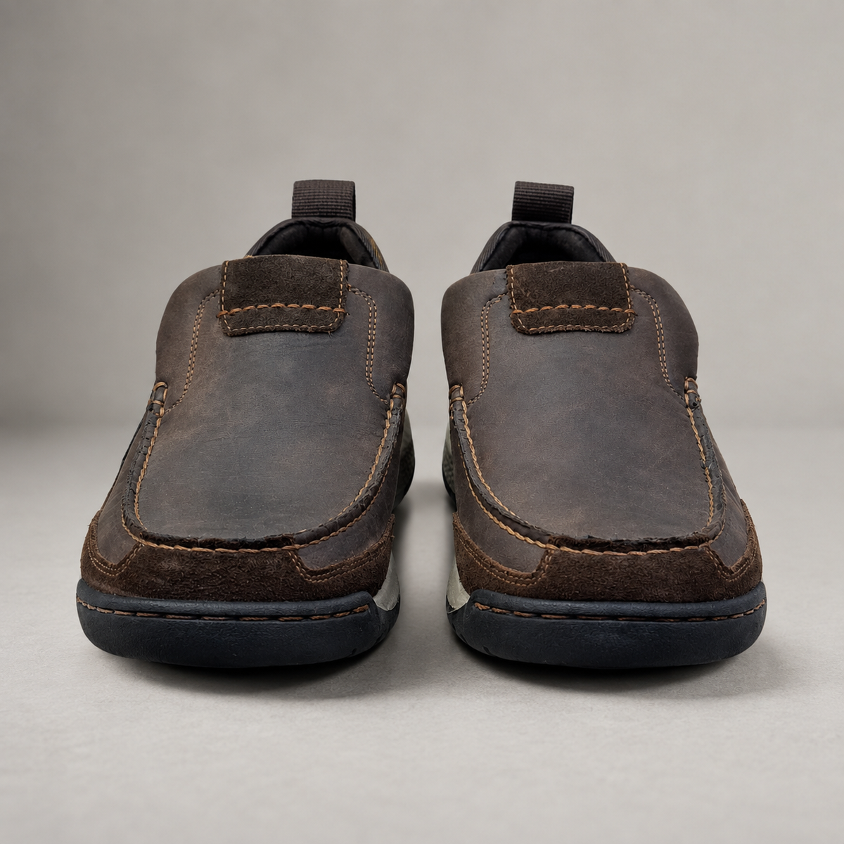 Dockers Men’s Albright Dark Brown Slip-On Shoes — vista 5 del producto