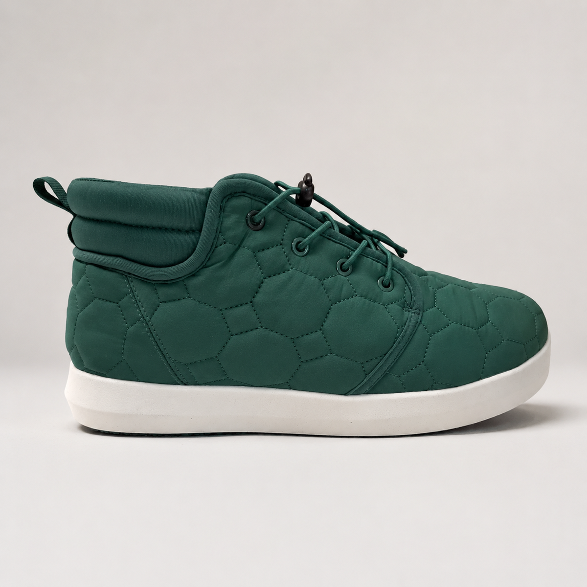 Sun + Stone Men’s Fin Teal Puffer Ankle Boots — vista 2 del producto