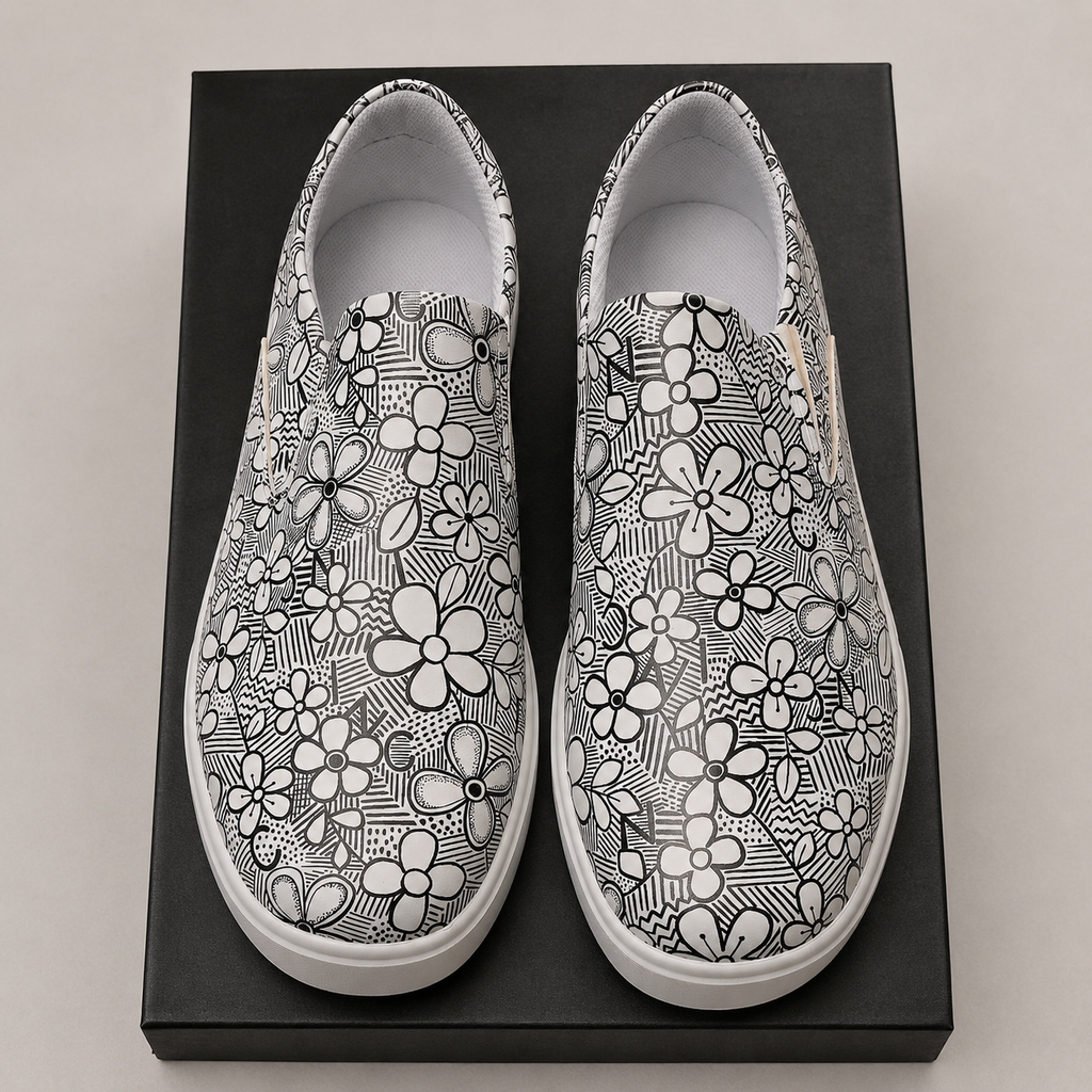 INC International Concepts Men’s Landyn Printed Slip-On Sneakers — vista 4 del producto