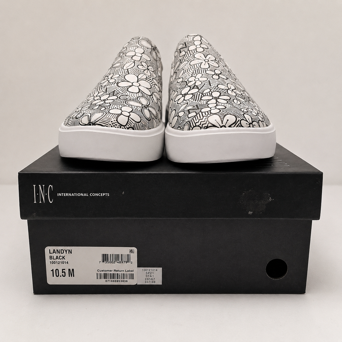 INC International Concepts Men’s Landyn Printed Slip-On Sneakers — vista 5 del producto