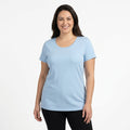 Kirkland Signature Women's Pima Cotton Tee – Blue | XXL