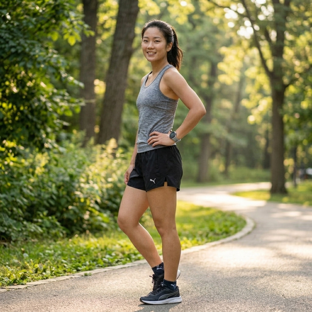 Puma women's woven shorts in size Large, product image 5