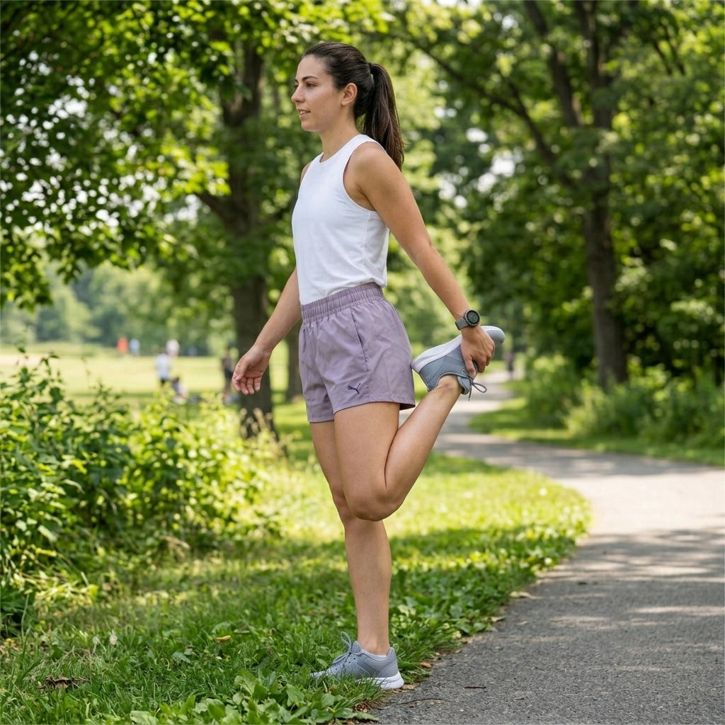 Puma women's woven shorts in sizes Small and Large, product image 3