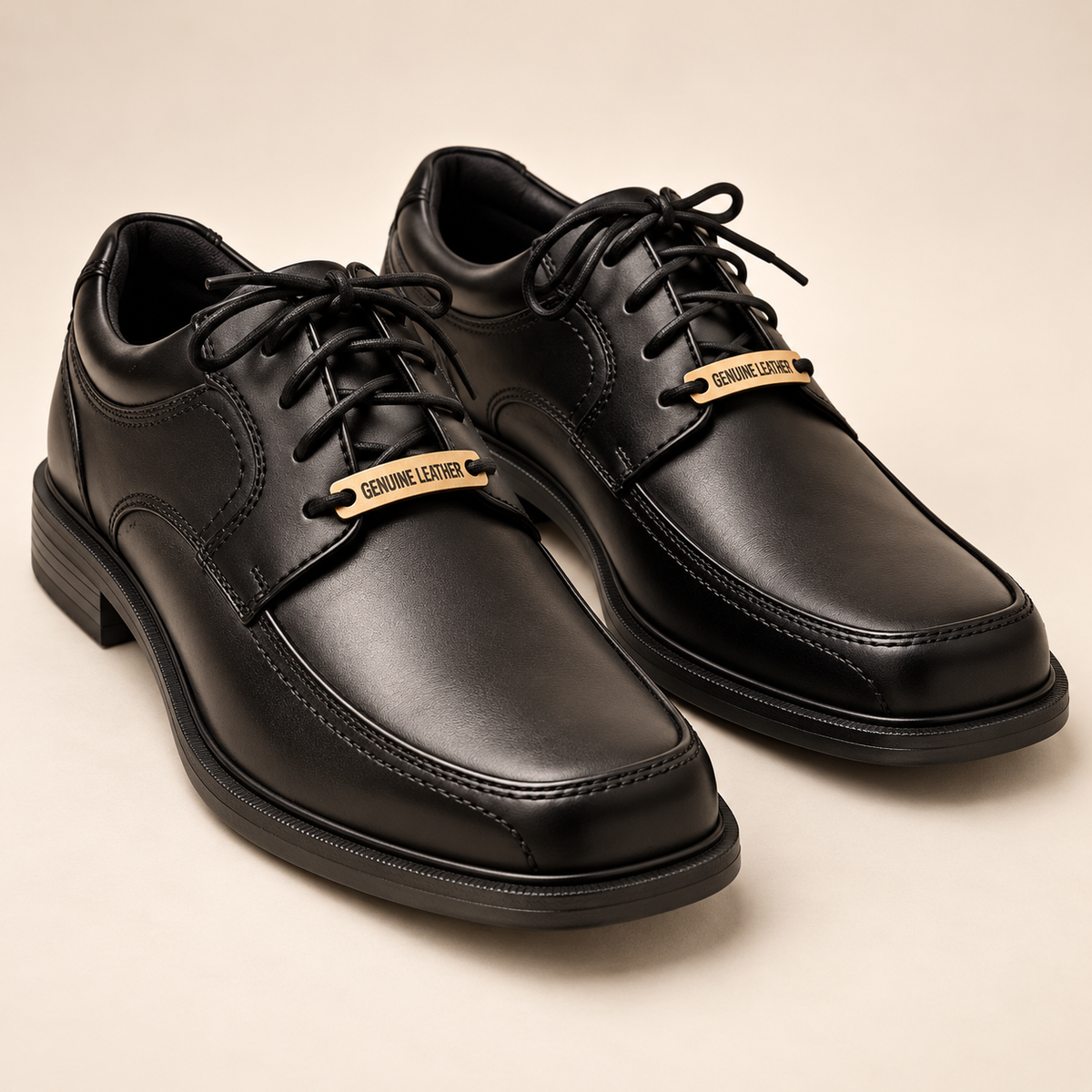 Nunn Bush Men’s Marvin St. Dress Shoes – Black — vista 2 del producto