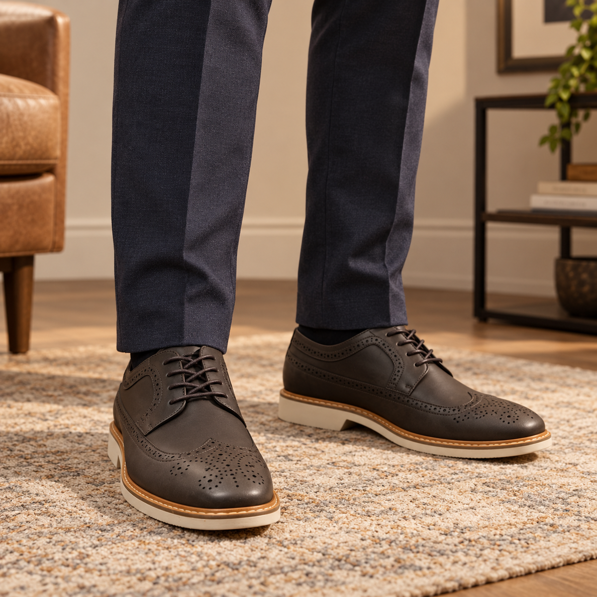 Unlisted by Kenneth Cole Men’s Jeston Lace-Up Shoes — imagen principal del producto