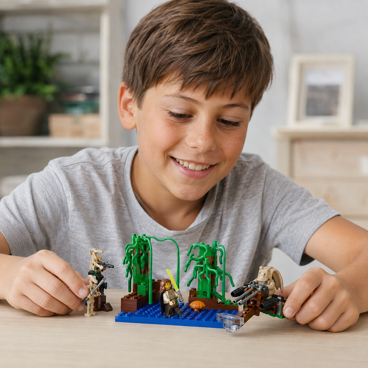 Vintage LEGO Star Wars #7121 – Naboo Swamp — vista 3 del producto