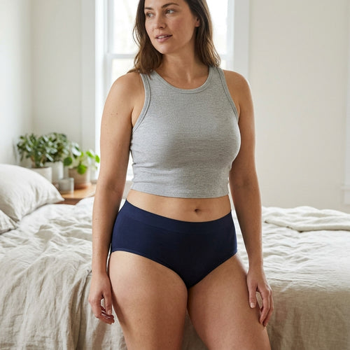 Product photo of Carole Hochman five-pack women's hipster underwear, size XXL