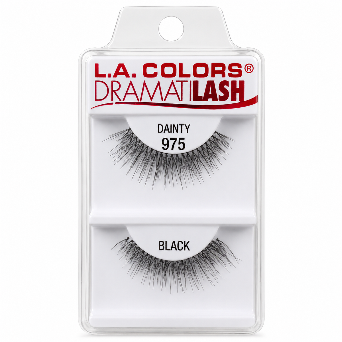 Pestañas postizas L.A. Colors Dainty Black con volumen natural