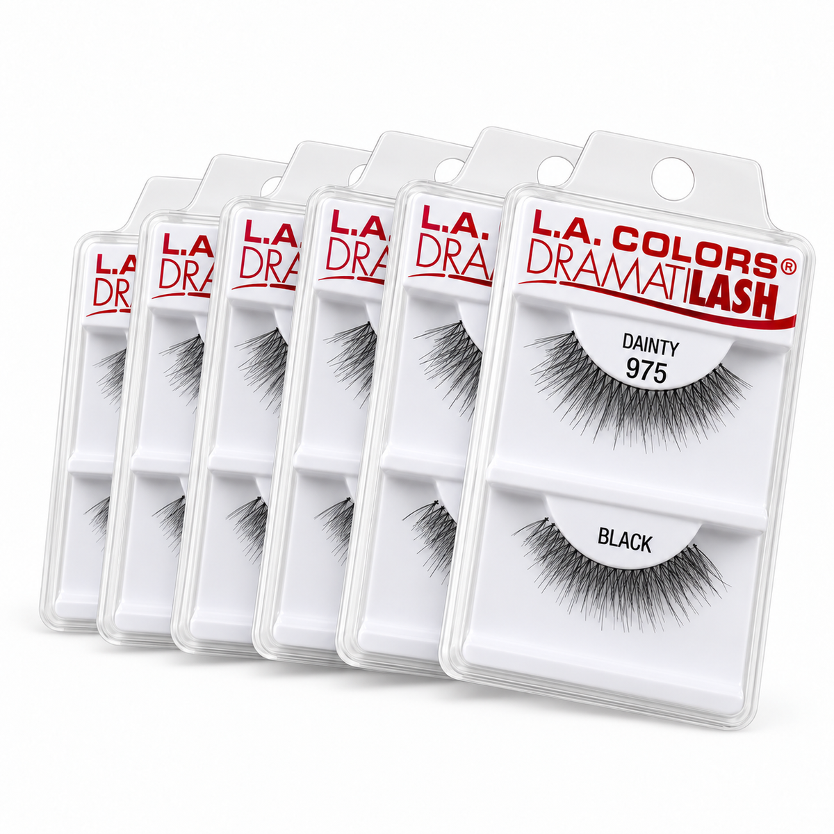 L.A. Colors Dramatilash Dainty Black pestañas postizas, 1 par
