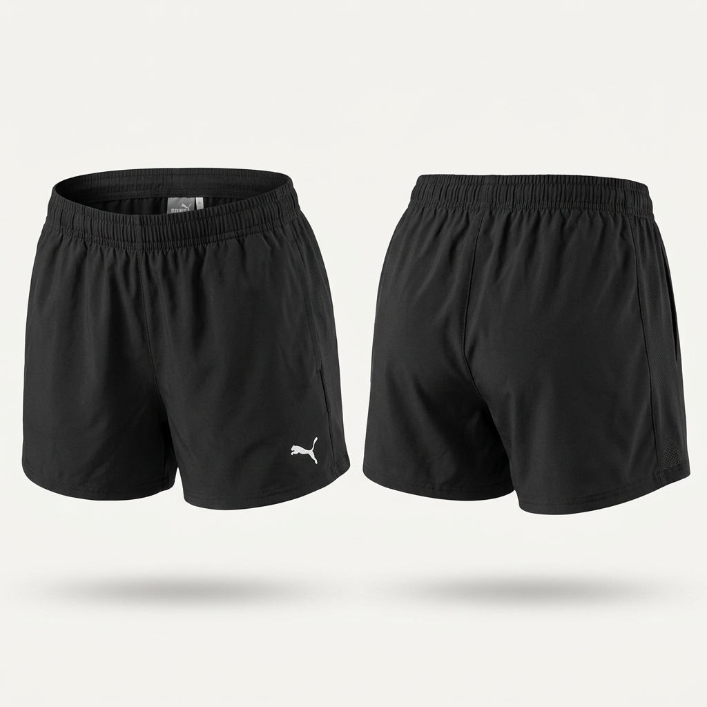 Puma women's woven shorts in size Large, product image 2