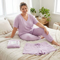 Honeydew Intimates 3-piece lavender pajama set in size XL with top, pants and shorts